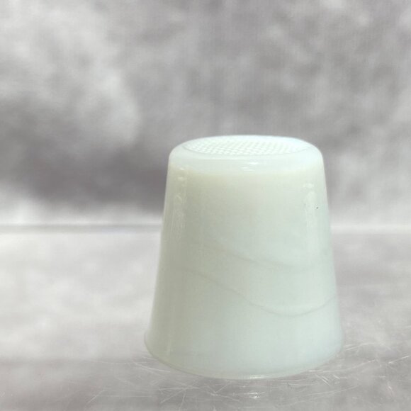 Vintage Porcelain Thimble With Bald Eagle & American Flag Design - Picture 5 of 9